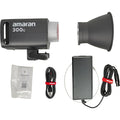 300C RGB COB Video Light 2500K-7500K CCT with G/M Adjustment Hyper Reflector APP Control for Video Recording by Aputure