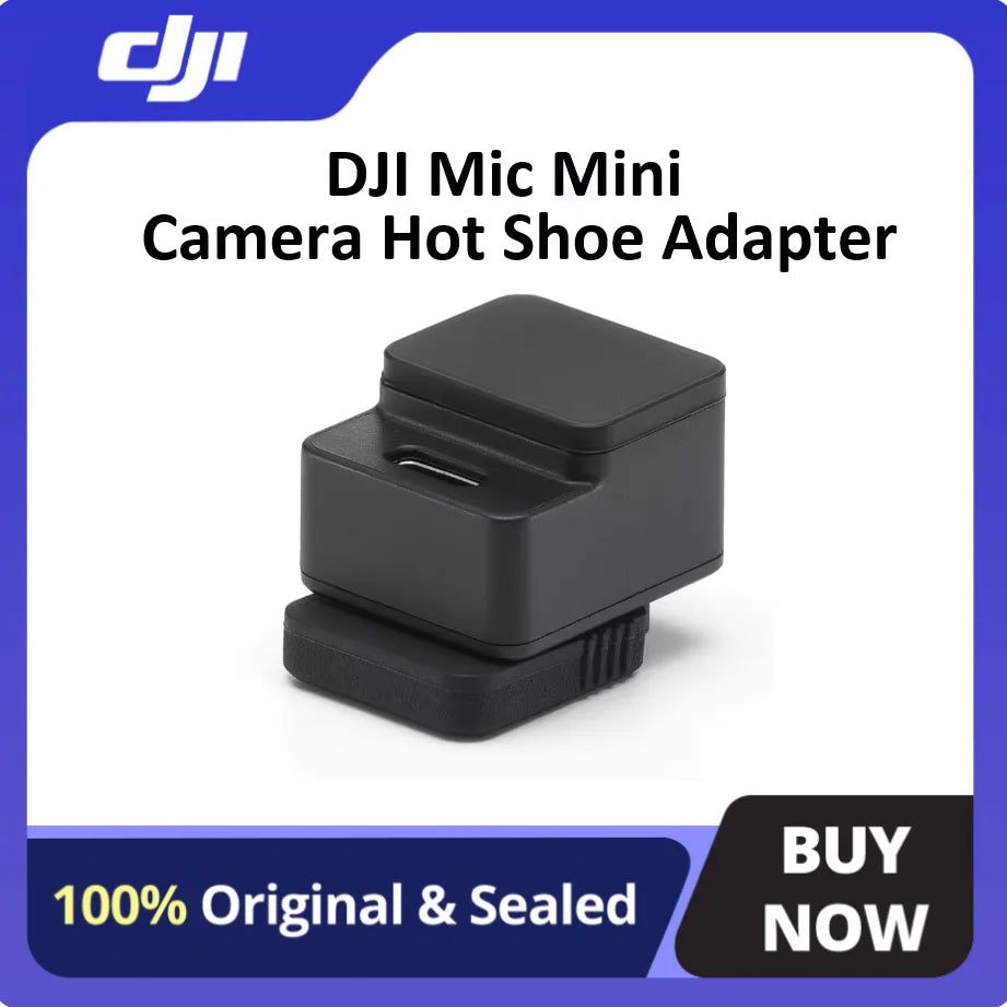 Mic Mini Camera Hot Shoe Adapter for the  Mic Mini Mic 3 Receiver Is Connected with the Hot Shoe Interface of Sony Camera