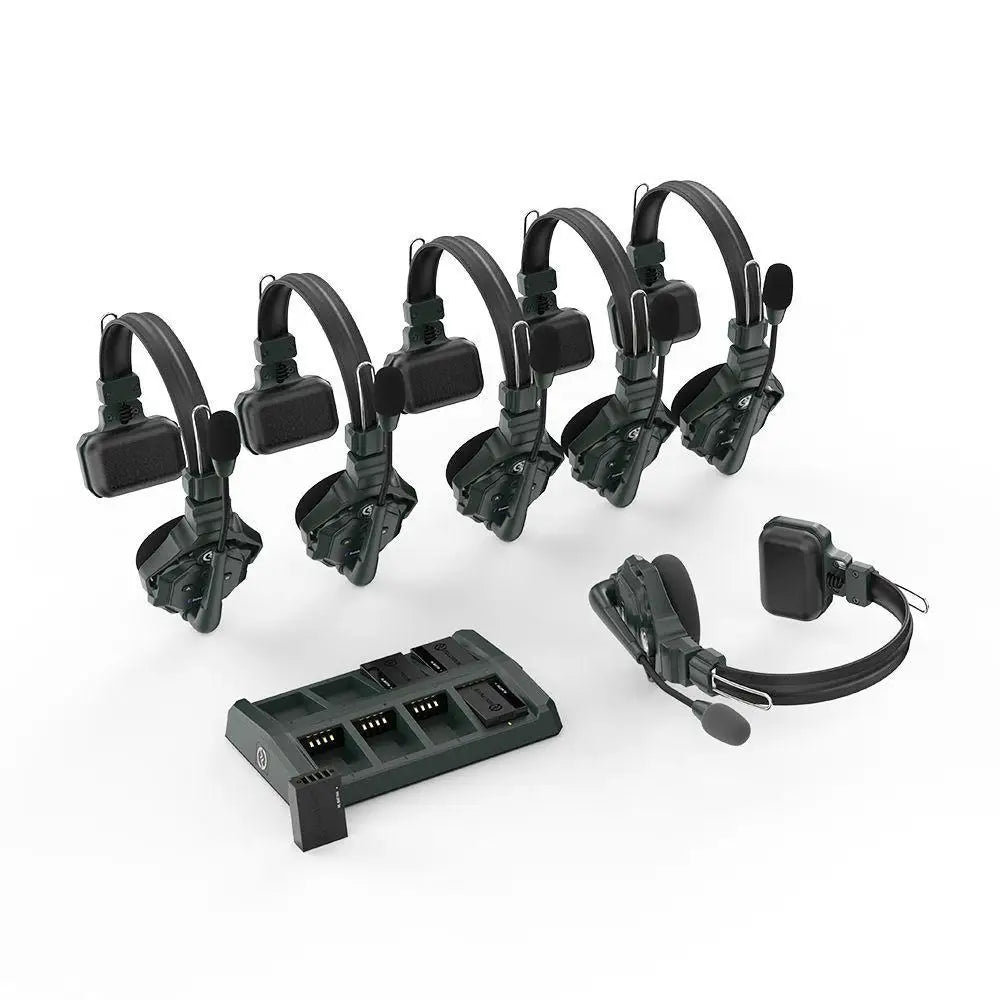 Hollyland Solidcom C1 4S 6S 8S Full-Duplex Wireless Intercom Headset System 1100Ft Active Range for Film Production Concerts