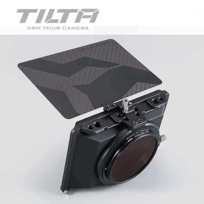 MB-T15 Mini Matte Box for DSLR Mirrorless Cameras Mattebox Lens Ring 55Mm 58Mm 77Mm 67Mm 52Mm for BMPCC 4K 6K A7 GH5 5D4