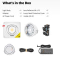 Godox Ml100Bi 120W Bi-Color Pocket LED Video Light Metal & Plastic Vlog Photography Fill Light