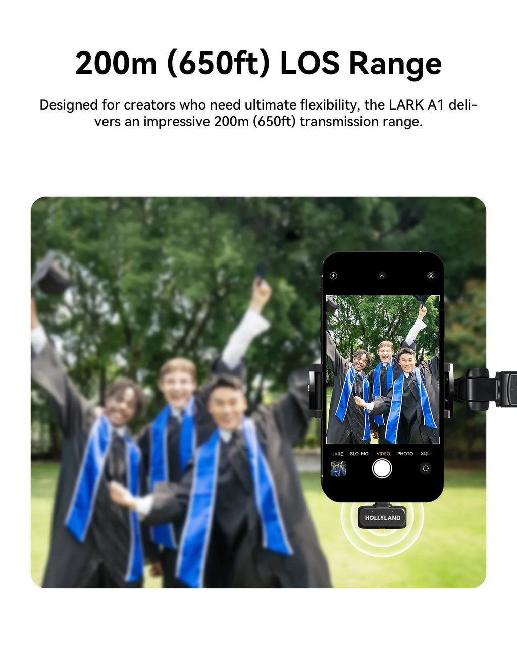 LARK A1 Wireless Microphone for Iphone Android Micphone for Youtube Tiktok Vlogging Podcast Noise Cancellation Mic