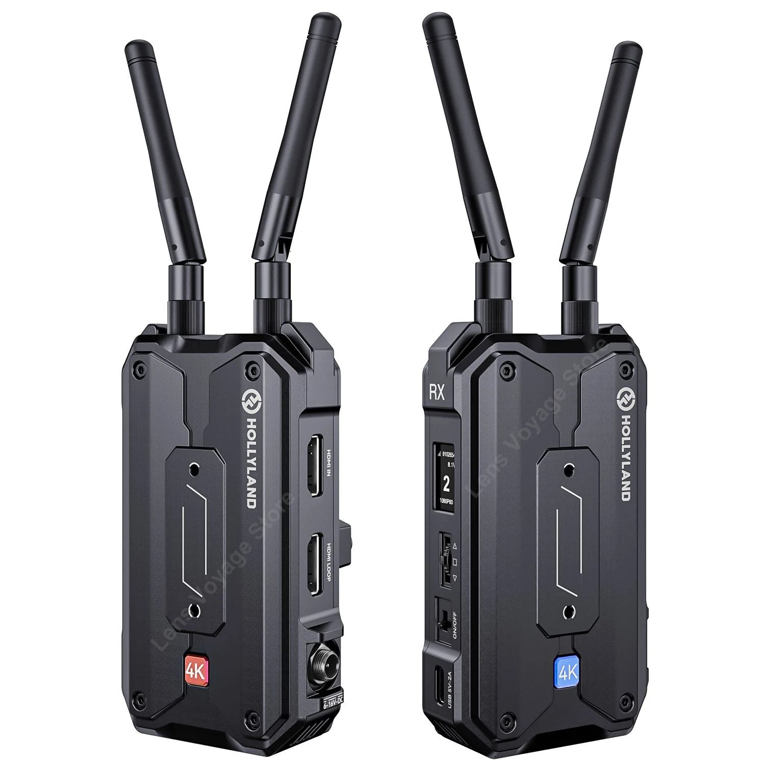Pyro H Video Transmitter 2.4Ghz & 5Ghz Dual Band 1,300Ft (400M) LOS Range 0.06S Low Latency 4K30 Transmission