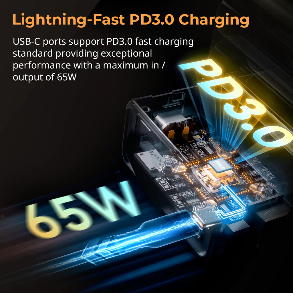 VB99 SE Mini V-Mount Battery 99Wh / 6800Mah V Mount Battery with PD65W USB-C Fast Charging for Camera Camcorder Monitor