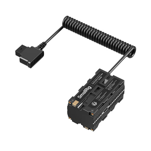 D-Tap to Dual-Sided for NP-F Dummy Battery, with USB-C DC Port LED Display for Monitor Wireless Video Transmitters 4884