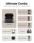 Hollyland Lark M2S Wireless Microphone for Iphone Camera Android PC Noise Cancellation Microphone for Photography Vlog Interview