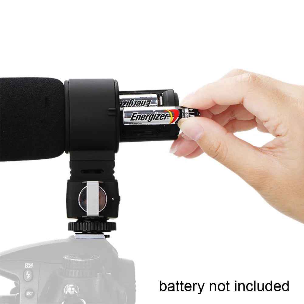 Aputure V-Mic D2 Sensitivity Adjustable Directional Condenser Shotgun Microphone Mic for Canon Nikon Sony Camera DV Camcorder