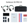 Hollyland Solidcom SE Pro Full Duplex 9-Users ENC Noise Cancellation Wireless Intercom Headset System 1300ft Team Communication