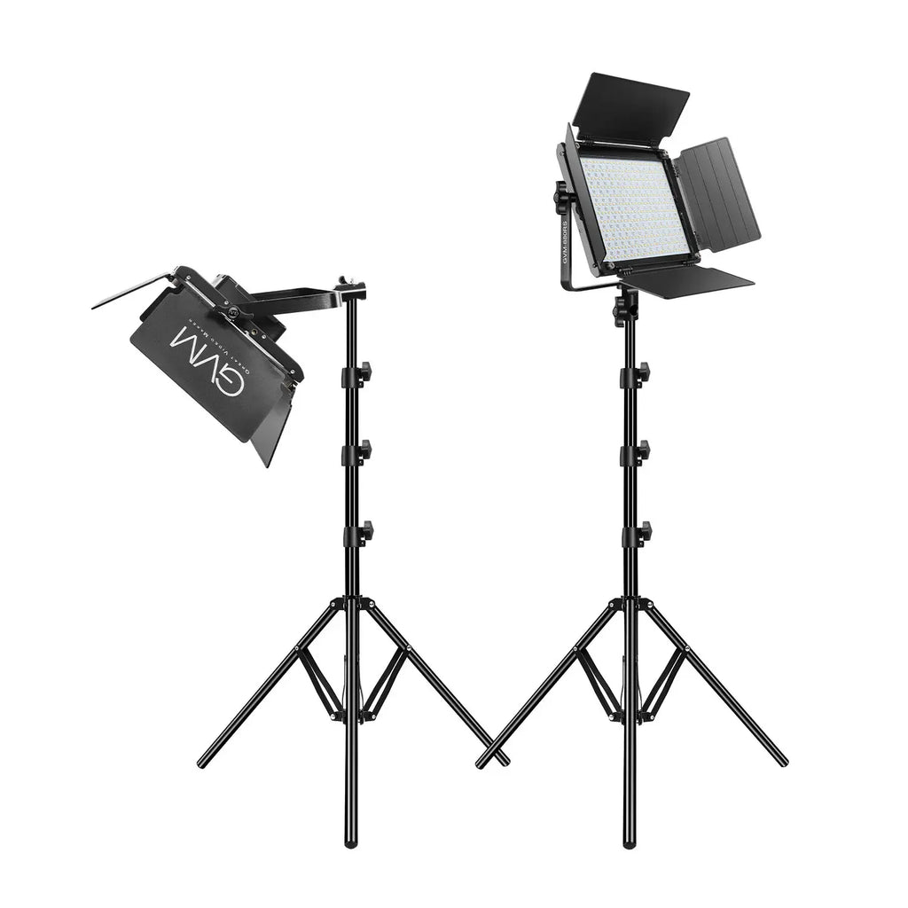 Gvm 880RS 2L 60w Rgb Led Video Light Kit Gaming Streaming Photography Bluetooth Control Dimmable Panel