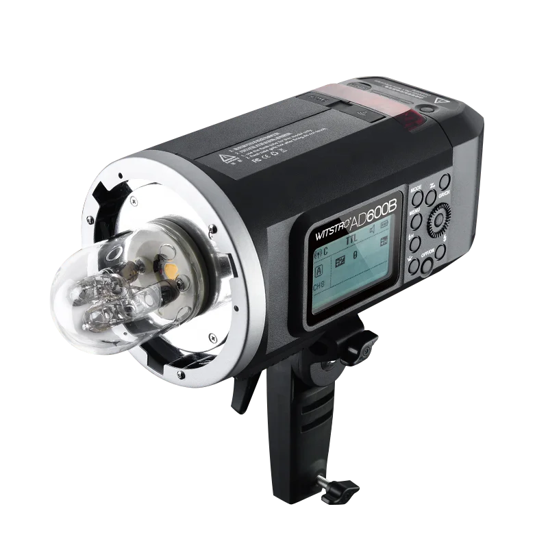DF Wholesale Godox AD600B TTL 600W GN87 High-Speed Sync Photography Flash Studio Flash Strobe 2.4G Wireless 8700mAh