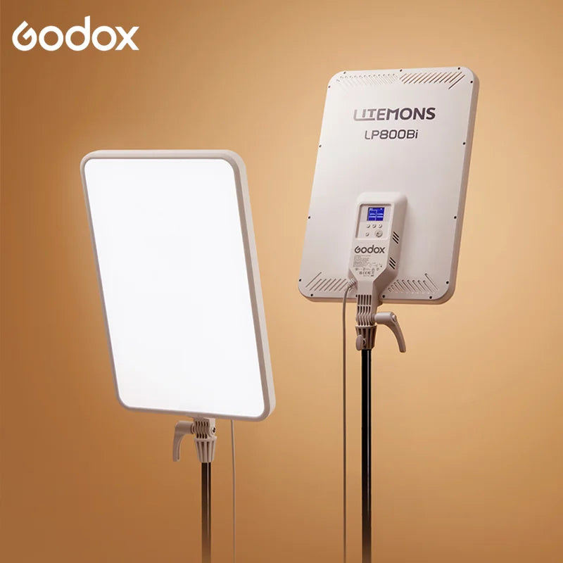 Original Godox LP800Bi 85W Bi-color LED Video Light 2800K-6500K IP65 Weatherproof for Professional Film Studio Production