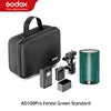 Godox AD100Pro 100Ws TTL 2.4G HSS 1/8000s Pocket Flash Light With 7.2V/2600mAh Lithium Battery 360 Full Power Flashes 0.01-1.5s