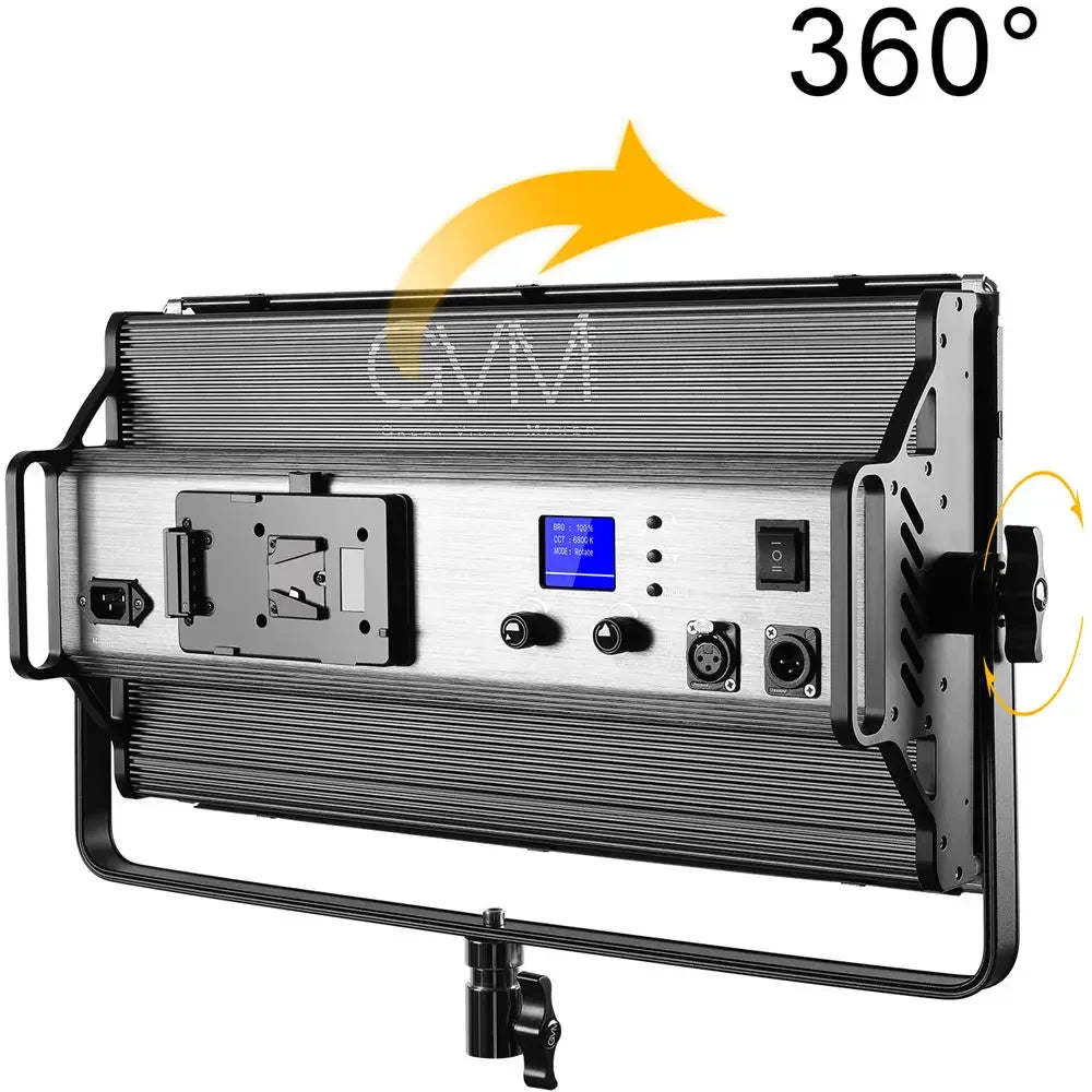 GVM Official MX150D 150W V-Battery Photographic Lighting LED Panel Light Video Studio Photography Fill Light With DMX System