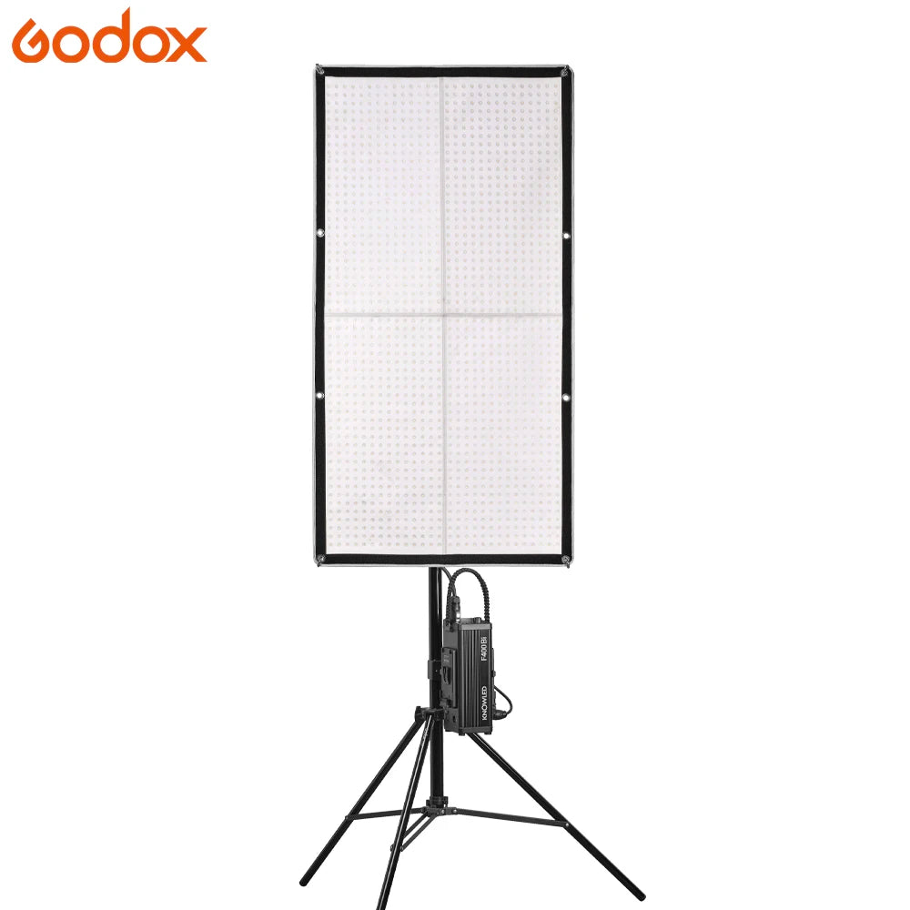 Godox KNOWLED F400Bi Bi-Color Flexible LED Light 2.1x2.1 2700-8500K Foldable Waterproof App Control LED Light Panel