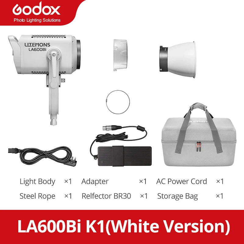 Godox LA600R LA600BI 600W RGB Full-Color LED COB Video Light Supports HSI/RGBW/GEL/FX Modes for Photographic Lighting