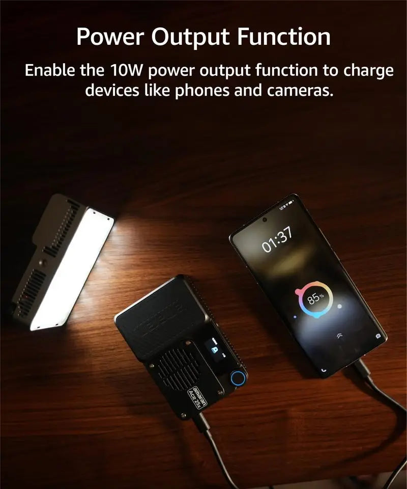 For Amaran Ace 25c Full-Color Mini Video LED Light RGBWW Pocket RGBWW with 2300K-10000K 4500mAh PD Fast Charging TikTok