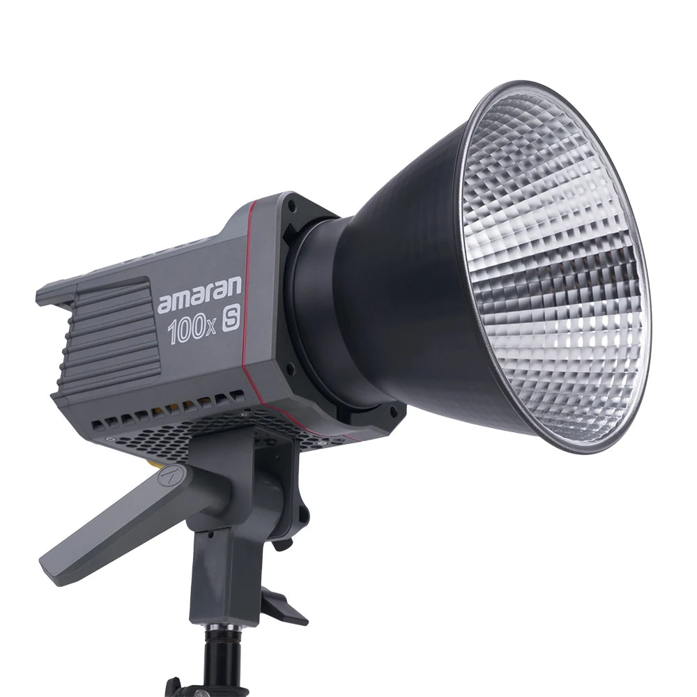 Amaran 100x S 100W Bi-Color LED Video Light for Studio Bowens Mount Silent Fan Live Streaming Photography Aputure Private