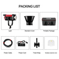GVM Official PRO SD300B 300W DMX-Controlled LED Light for Professional Video Production  2700-6800K CCT CRI 97