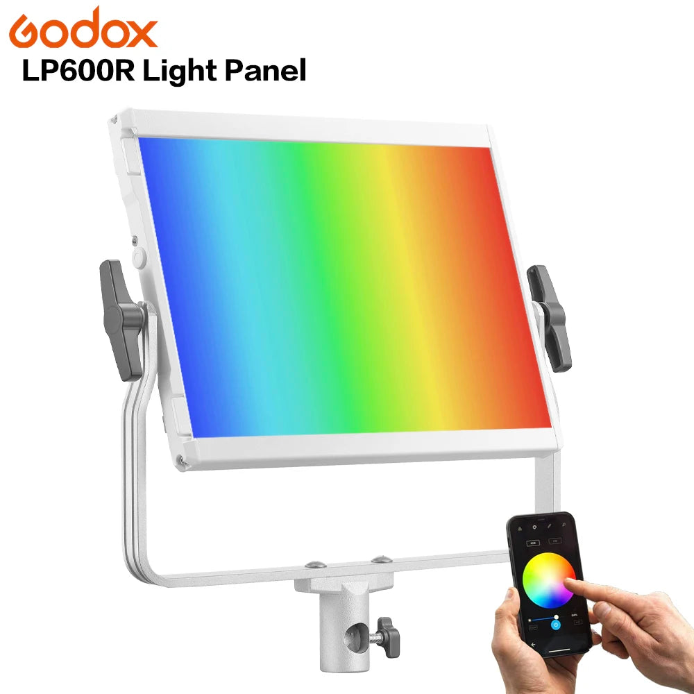 Godox LITEMONS LP600R 60W 1800K-10000K RGB Color LED Light Panel Live Streaming Video Equipment Available High Brightness