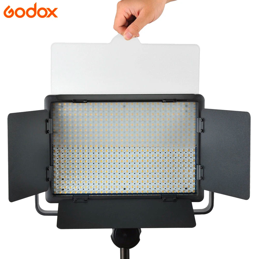 GODOX LED500 White Yellow LED Video Light Lamp Lights Photographic Light 3300K-5600K for DSLR Camera Camcorder Photo Studio