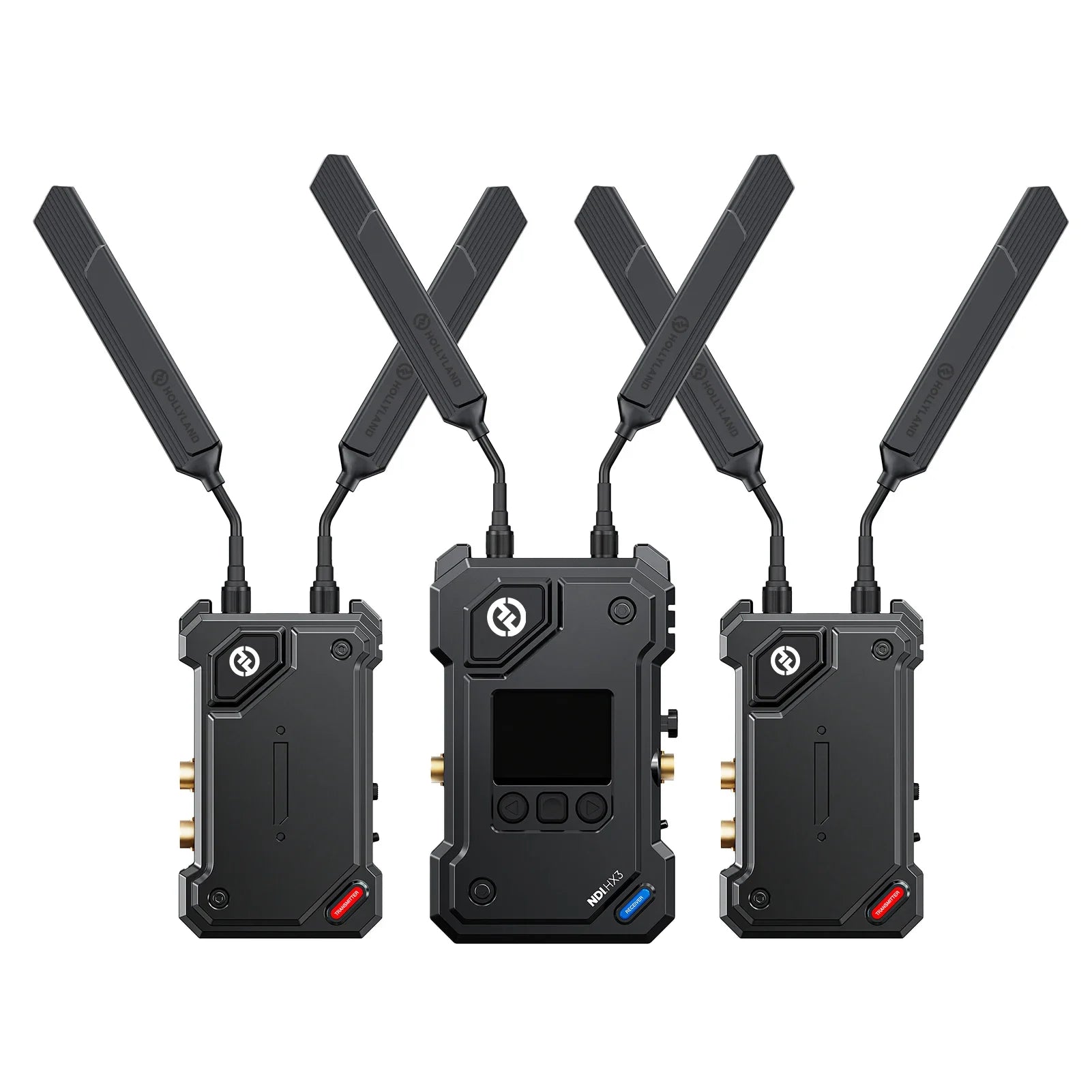 Hollyland Cosmo C2 Wireless Video Transmission System sup 2TX 1RX 3000ft 1080P60 Seamless Frequency NDI UVC RTMP Live Stream