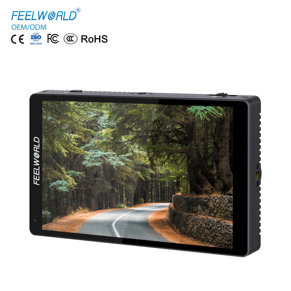 FEELWORLD F7 PRO 7" 4K 60Hz Camera Monitor for DSLR with 3D LUT Color Grading IPS Touch Screen 1920x1200 HDMI Input/Output