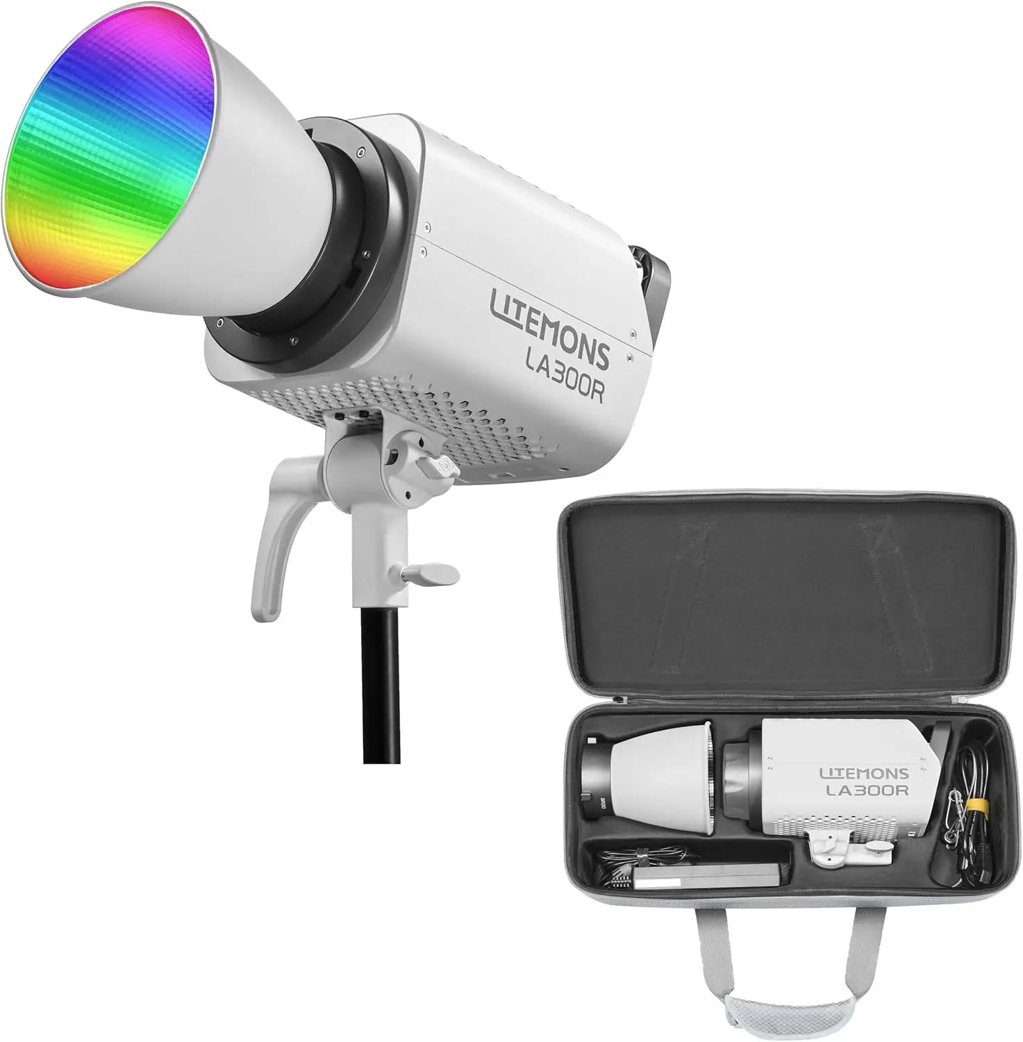 Godox LITEMONS LA600R K1 White Black RGB LED Studio Photography