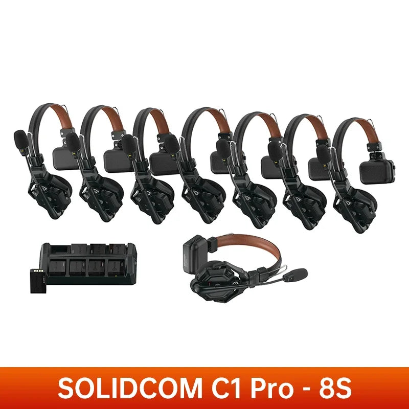 Hollyland-Sistema De Intercomunicador Inalambrico Para Comunicacion En Equipo Auriculares Con Cancelacion De Ruido ENC 1100 Pies