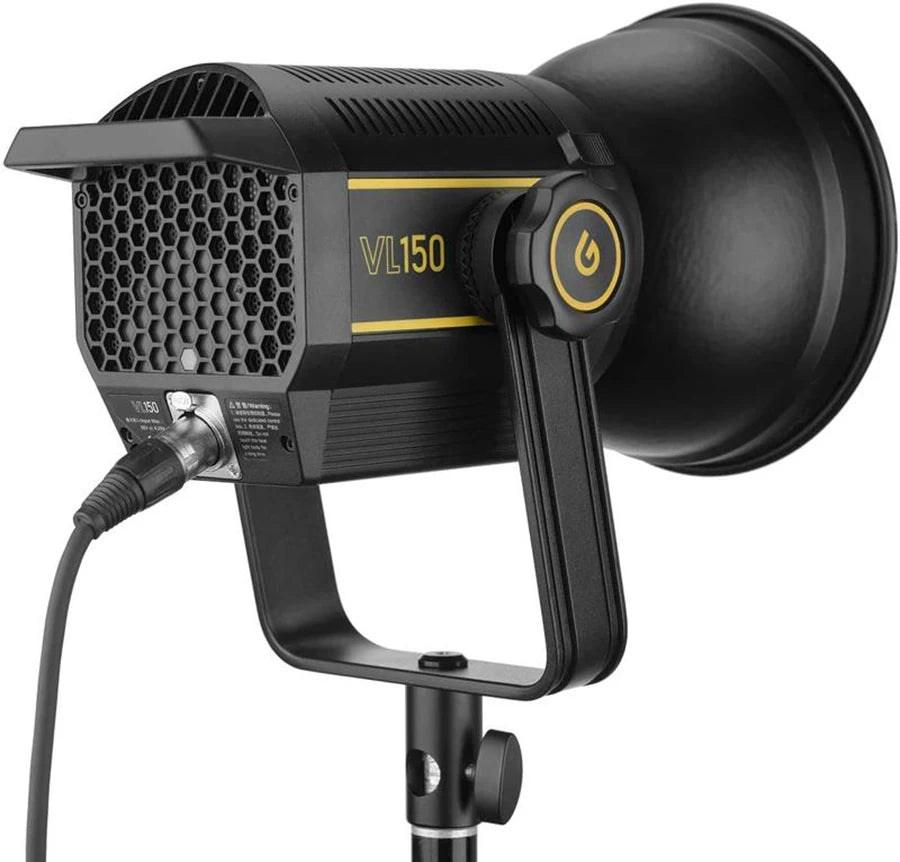 Godox VL150 VL200 VL300 150W 5600K White Version LED Video Light Continuous Output With Bowens Mount U-Type Bracket Studio Light