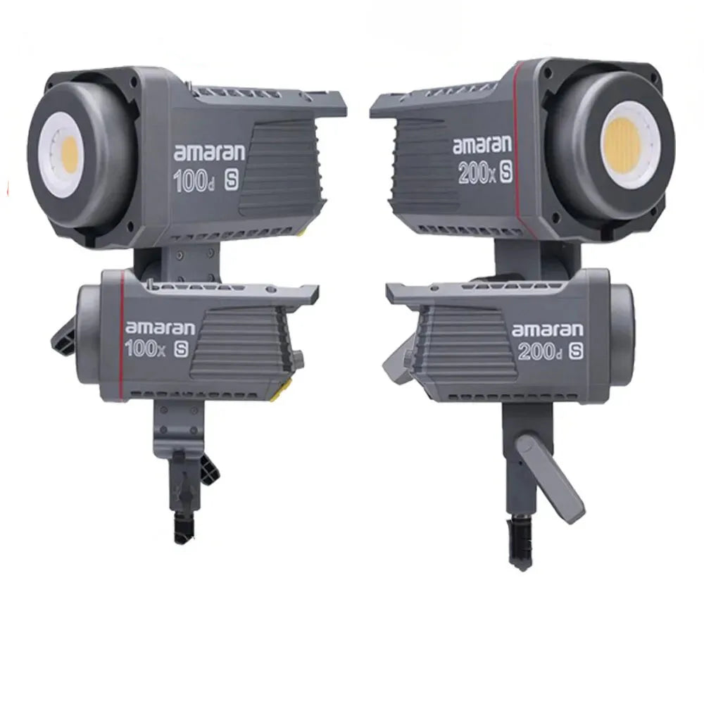 Amaran 200X S 200D S 100X 100D S COB LED Video Light 5600K Bi-Color 2700-6500K Photography Light Bluetooth App Control by Aputur