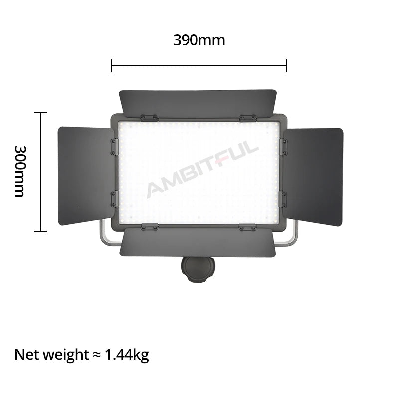 Godox LED500C 3300K-5600K Studio Video Light Lamp for Camera Camcorder Live Photo Shoot Video Recording