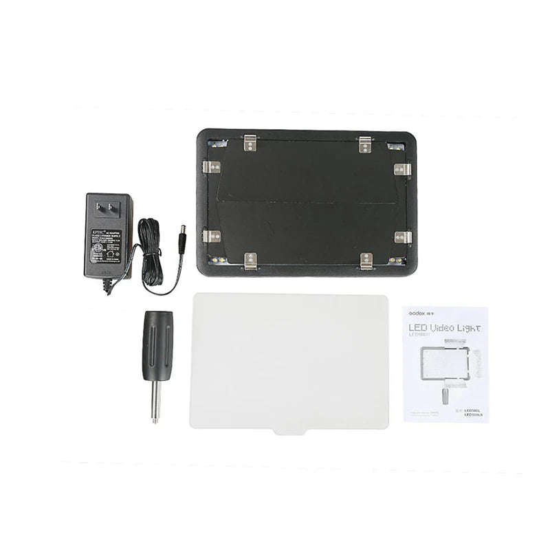 Brand-new 2X Godox LED500LR Studio LED Video Continuous Light 3300-5600K Godox Led Light Panel for Video