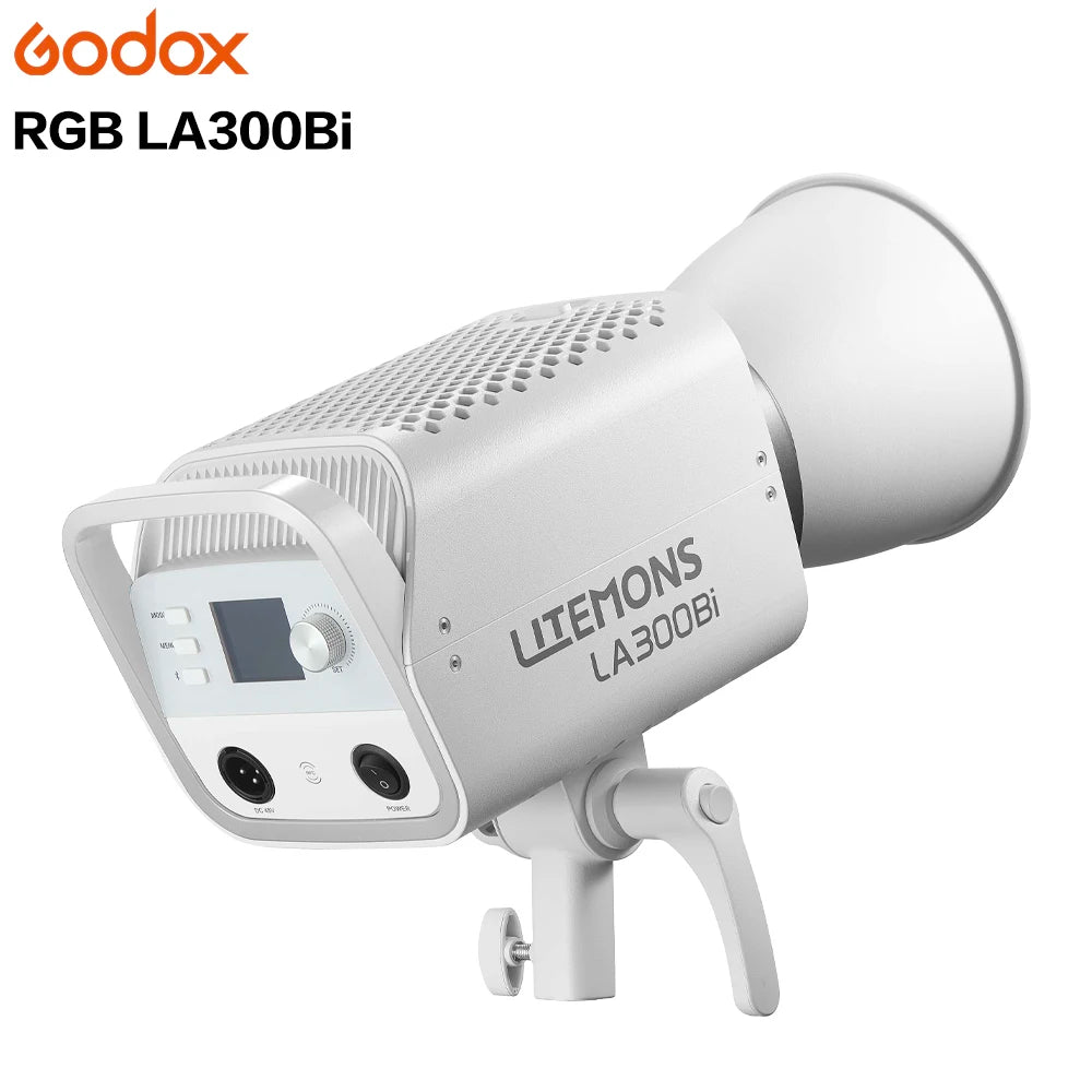 Godox Litemons LA300Bi LED Light Two-color Video Light 3300-7500K LED COB Bowens Mount Photography Lighting App Control