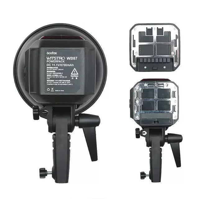 DF Wholesale Godox AD600B TTL 600W GN87 High-Speed Sync Photography Flash Studio Flash Strobe 2.4G Wireless 8700mAh