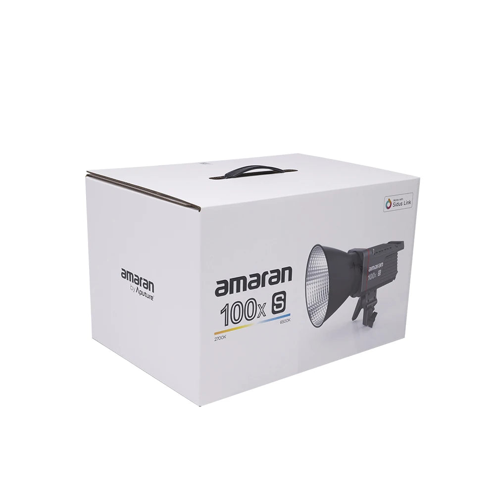 Amaran 100x S 100W Bi-Color LED Video Light for Studio Bowens Mount Silent Fan Live Streaming Photography Aputure Private