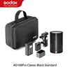 Godox AD100Pro 100Ws TTL 2.4G HSS 1/8000s Pocket Flash Light With 7.2V/2600mAh Lithium Battery 360 Full Power Flashes 0.01-1.5s