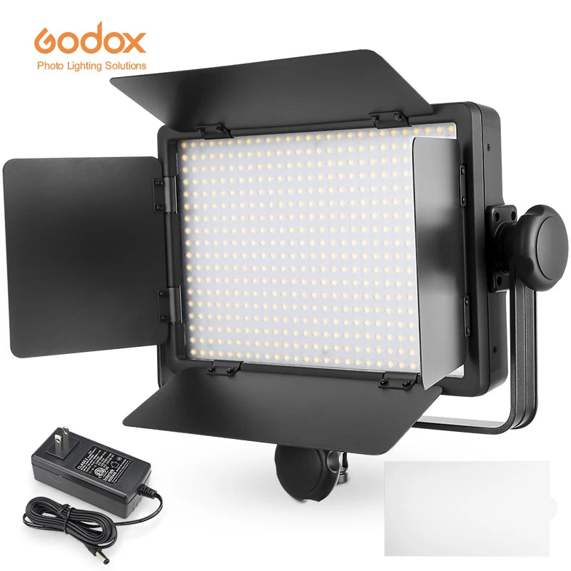 Godox LED500C 3300K-5600K Studio Video Light Lamp for Camera Camcorder Live Photo Shoot Video Recording