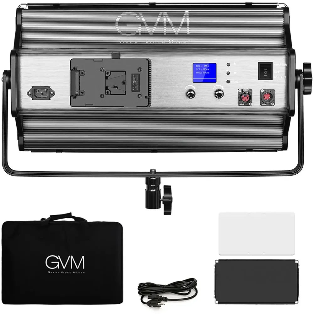 GVM Official MX150D 150W V-Battery Photographic Lighting LED Panel Light Video Studio Photography Fill Light With DMX System