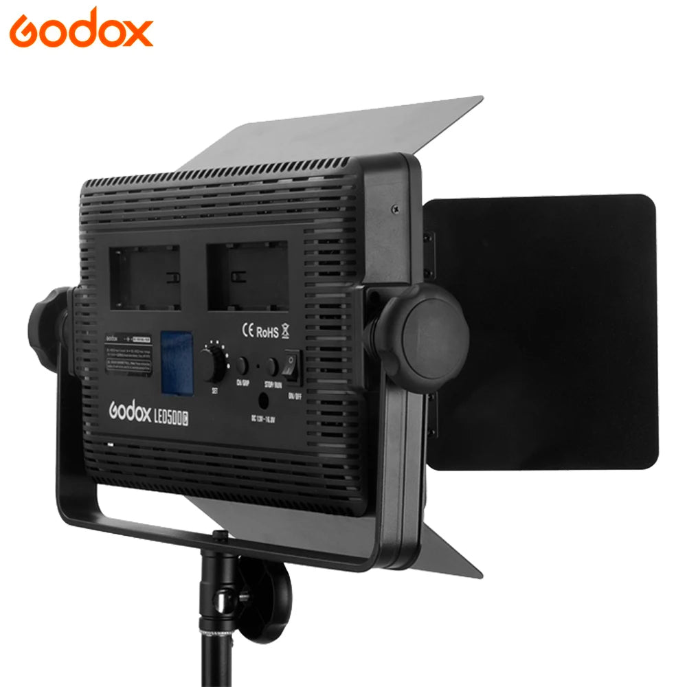 GODOX LED500 White Yellow LED Video Light Lamp Lights Photographic Light 3300K-5600K for DSLR Camera Camcorder Photo Studio