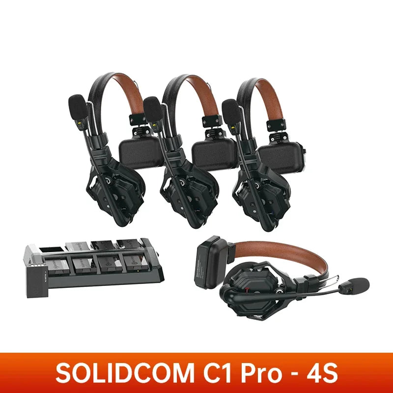 Hollyland-Sistema De Intercomunicador Inalambrico Para Comunicacion En Equipo Auriculares Con Cancelacion De Ruido ENC 1100 Pies