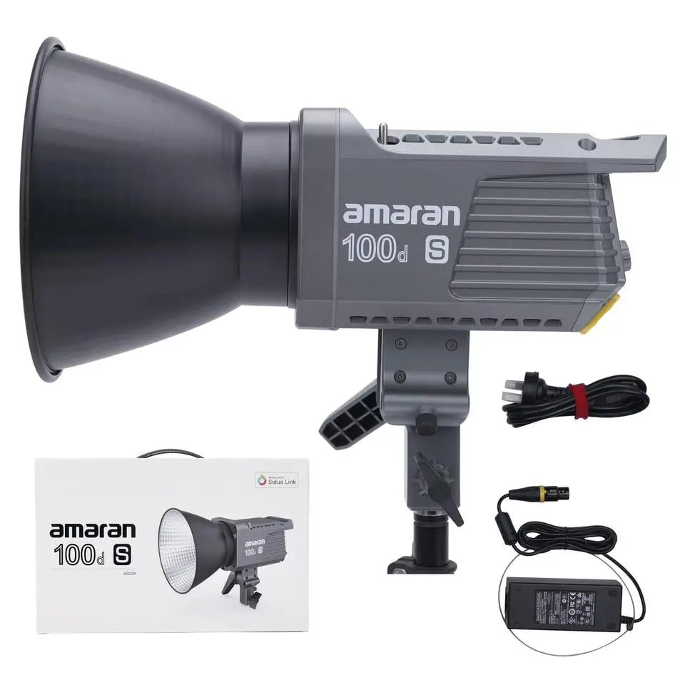 Amaran 100x S 100W Bi-Color LED Video Light for Studio Bowens Mount Silent Fan Live Streaming Photography Aputure Private