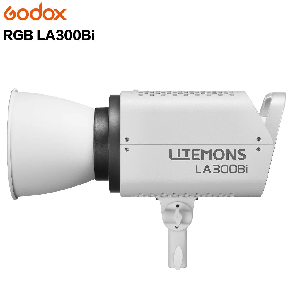 Godox Litemons LA300Bi LED Light Two-color Video Light 3300-7500K LED COB Bowens Mount Photography Lighting App Control