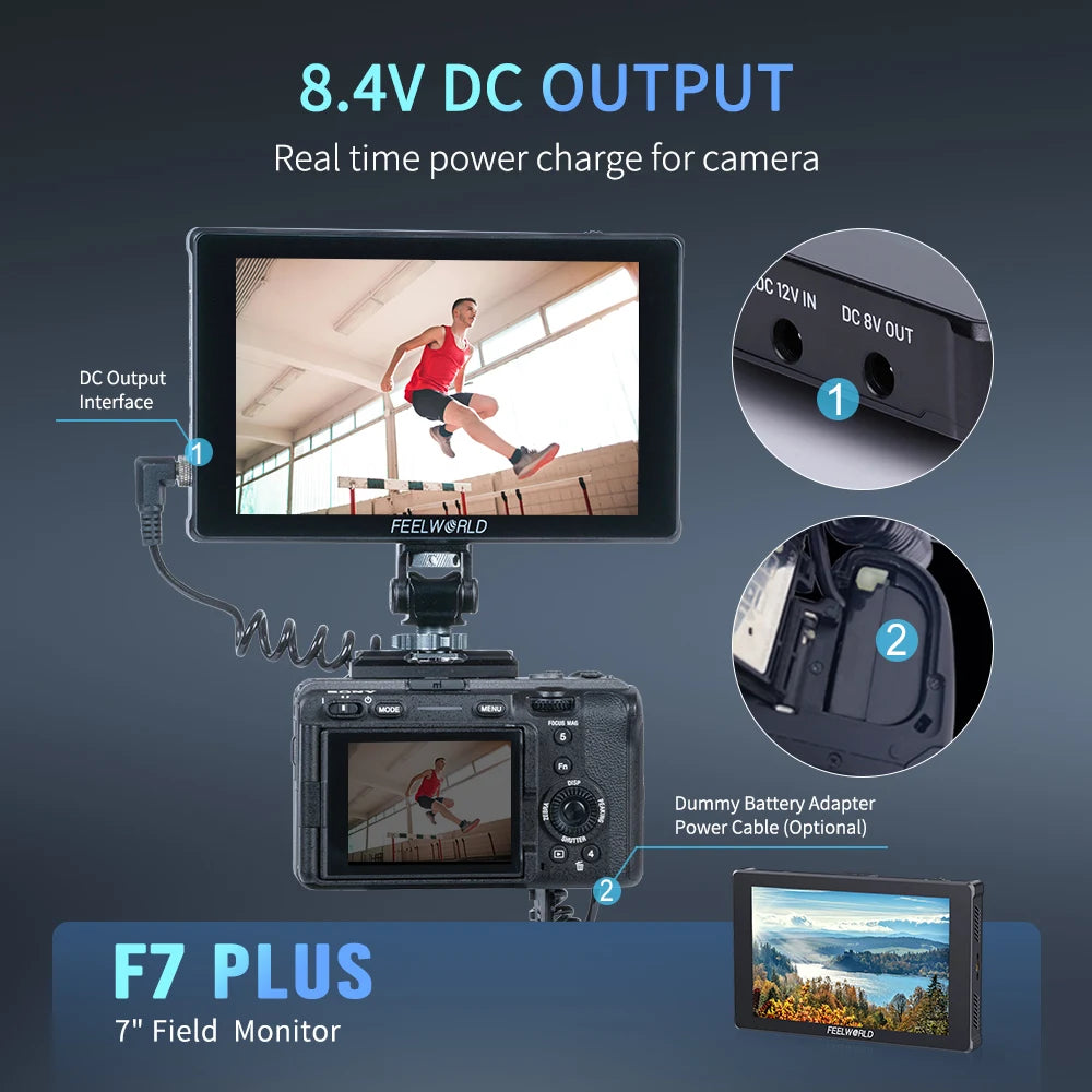 FEELWORLD F7 PLUS 7 Inch 1200nit Touch Screen 4K HDMI Ultra Bright Camera Monitor Bulk Order