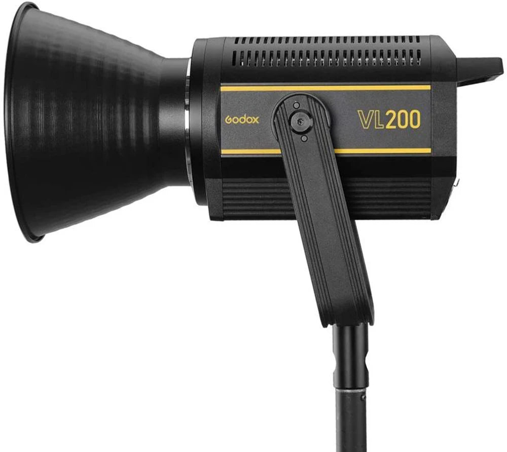 Godox VL150 VL200 VL300 150W 5600K White Version LED Video Light Continuous Output With Bowens Mount U-Type Bracket Studio Light