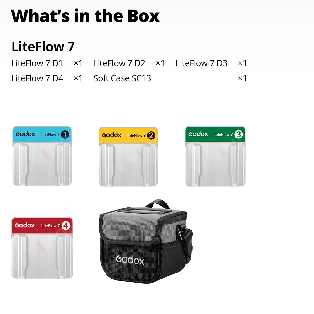 Godox LiteFlow 7/15/25/50/100 Cine Lighting Speedlite Accessory Effortless Installation Photography Sun Reflector