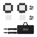 GVM 800D 2 Pieces RGB LED Video Light Panel Best Seller Professional Photography Fill Light Kit with APP Control Studio Light