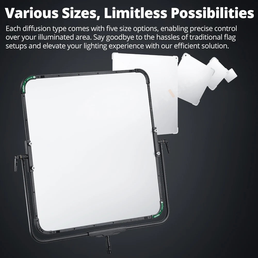 Godox LiteFlow 7/15/25/50/100 Cine Lighting Speedlite Accessory Effortless Installation Photography Sun Reflector