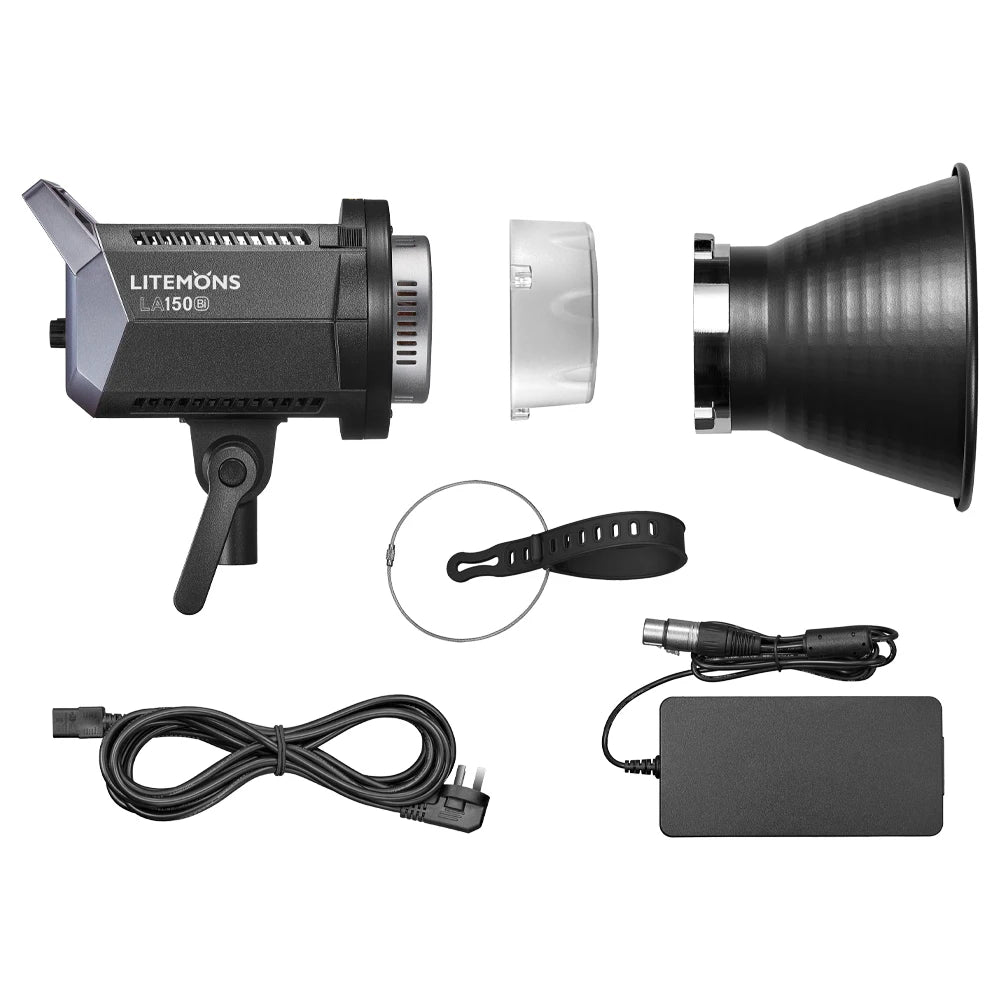 Godox Litemons LA150BI 2800K-6500K Lamps 190W 5600K CRI96 TLCI97 BW Professional Studio Photography LED Cob Video Light