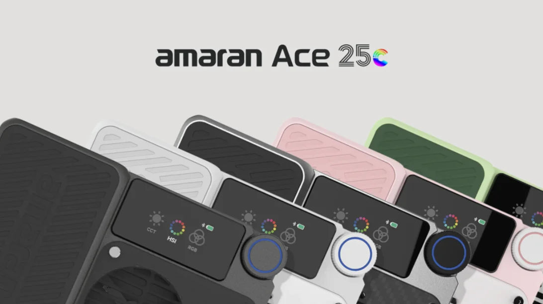 For Amaran Ace 25c Full-Color Mini Video LED Light RGBWW Pocket RGBWW with 2300K-10000K 4500mAh PD Fast Charging TikTok