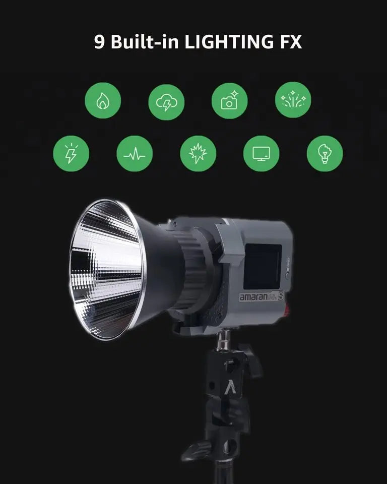 For for 60D S Series COB LED Video Light Mini 60W AC/DC Powered 2700K-6500K Photography & Studio Lighting